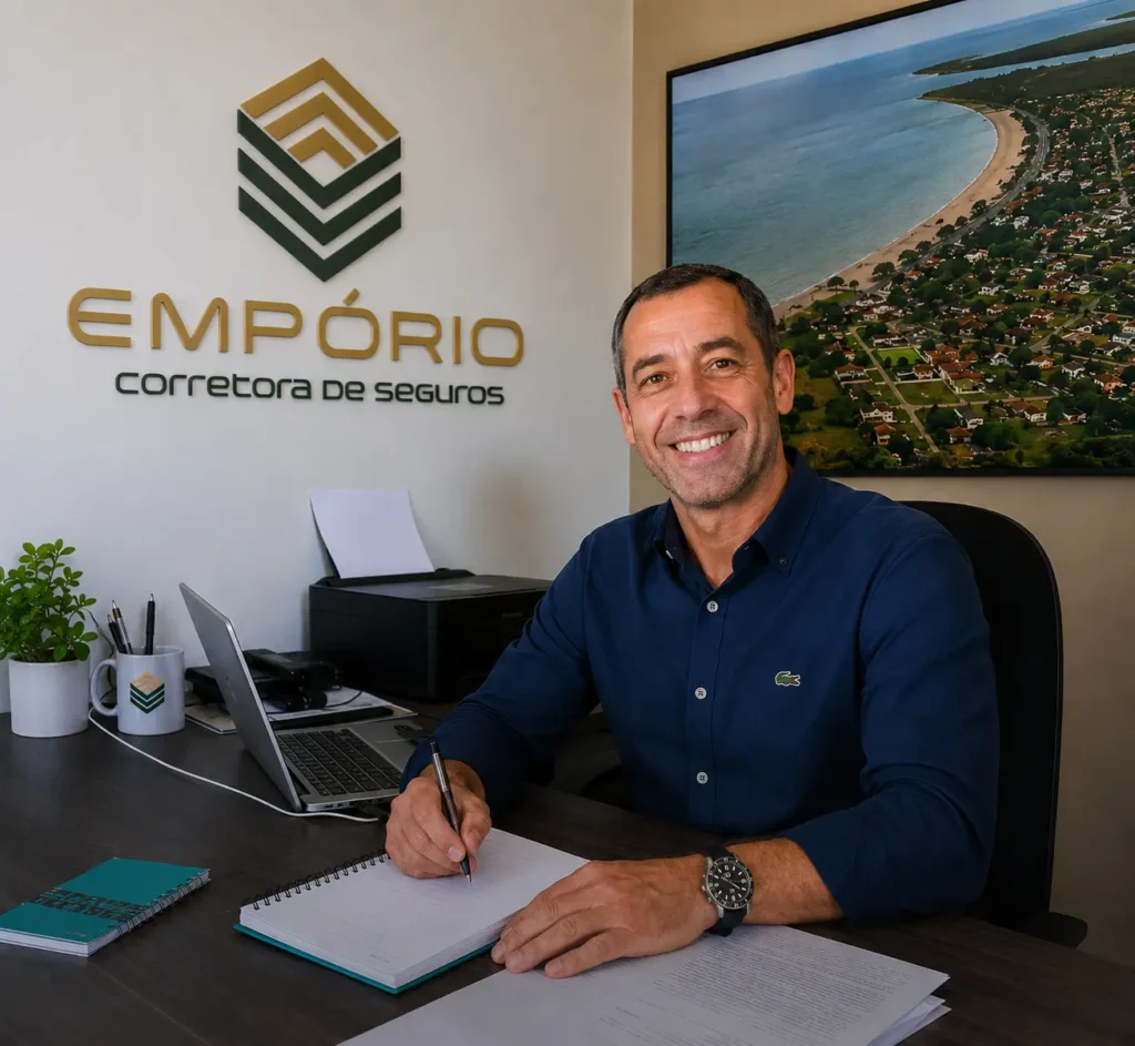 Claudio Ramos, corretor da Empório Corretora de Seguros em Pelotas